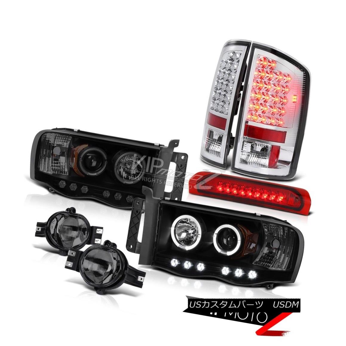 ヘッドライト 2002 2003 Ram 2500 Laramie Halo LED Headlights Taillamps Foglamp High Stop Light 2002 2003 Ram 2500 Laramie Halo LEDヘッドライトタイルランプFoglampハイストップライト 【並行輸入品】 69,333円