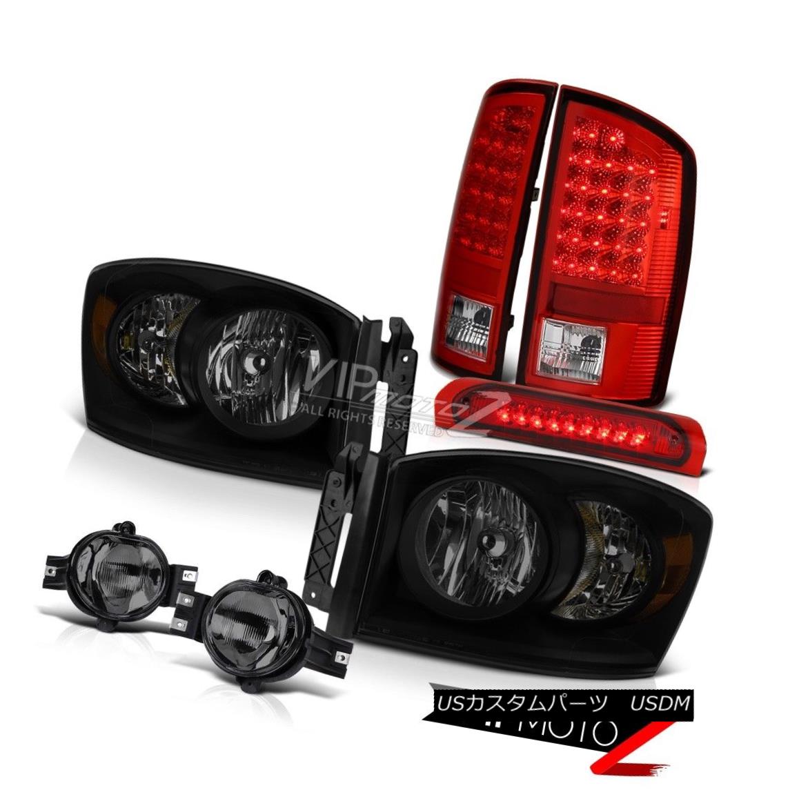 ヘッドライト 2006 Ram 5.9L Smoke Tinted Headlamps Smoked Foglamps Third Brake Lamp Tail Lamps 2006 Ram 5.9Lスモークティンテッドヘッドランプスモークフォグランプ第3ブレーキランプテールランプ 【並行輸入品】 69,333円