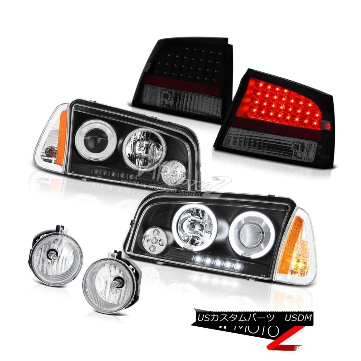 ヘッドライト 06-08 Dodge Charger 2.7L Chrome foglamps taillamps corner light black headlamps 06-08ダッジチャージャー2.7Lクロームフォグランプテールライトコーナーライトブラックヘッドライト 【並行輸入品】