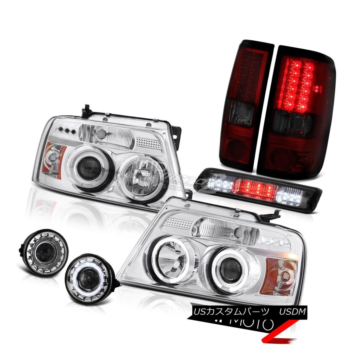 ヘッドライト 06-08 Ford F150 XLT Foglamps Smoked Roof Brake Lamp Headlights Tail Lamps LED 06-08 Ford F150 XLTフォグランプスモークルーフブレーキランプヘッドライトテールランプLED 【並行輸入品】