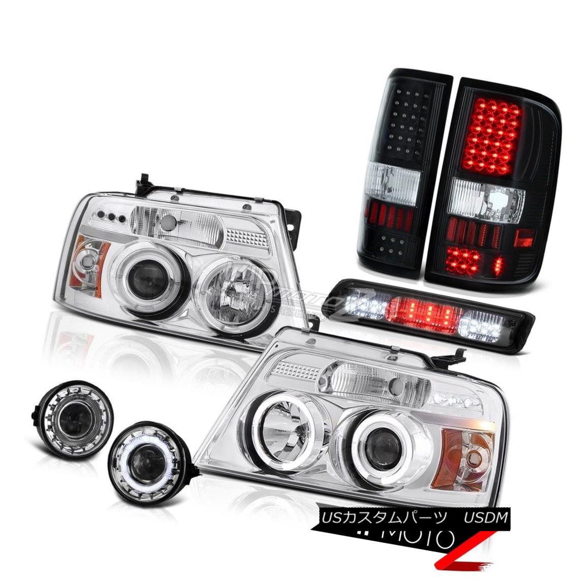 ヘッドライト 06-08 Ford F150 XL Foglamps Dark Smoke Third Brake Lamp Tail Lamps Headlights 06-08フォードF150 XLフォグランプダークスモーク第3ブレーキランプテールランプヘッドライト 【並行輸入品】