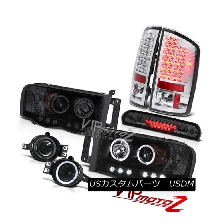 ヘッドライト 2002-2005 Ram V6 SMD DRL Headlamps Tail Lights Driving Fog Tinted 3rd Brake LED 2002-2005 Ram V6 SMD DRLヘッドランプテールライトドライビングフォグドライアイタント第3ブレーキLED 【並行輸入品】