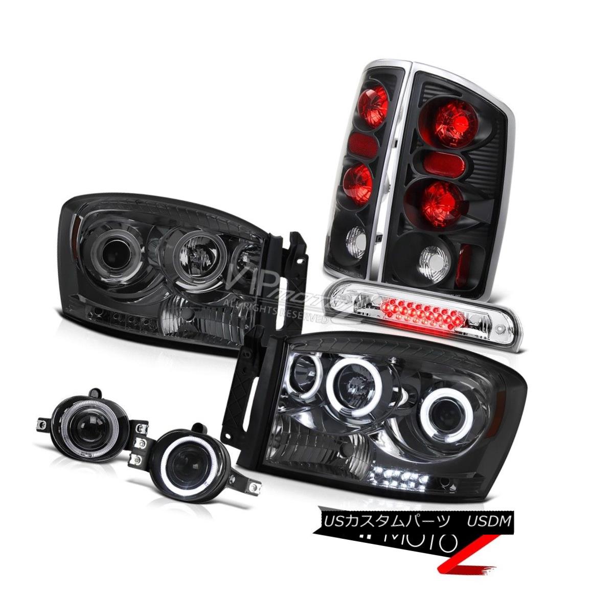 ヘッドライト CCFL Tech Projector Black Tail Light Fog Roof Cargo LED 06 Dodge Ram TurboDiesel CCFLテックプロジェクターブラックテールライトフォグ屋根カーゴLED 06 Dodge Ram TurboDiesel 【並行輸入品】