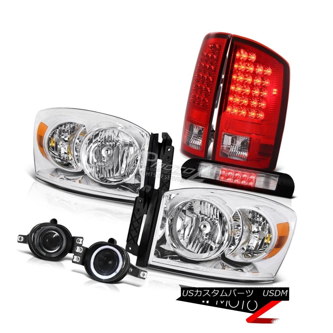 ヘッドライト Clear Headlights LED Taillamps Driving Fog High Stop Chrome 2006 Dodge Ram WS クリアヘッドライトLEDタイルランプドライビングフォッグハイストップクロム2006 Dodge Ram WS 【並行輸入品】 69,333円