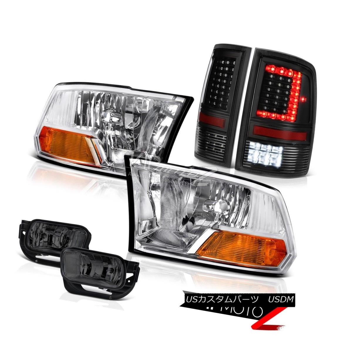 ヘッドライト 09-17 Dodge RAM 2500 Tail Lamps Smoked Driving Factory Style Head Light Assembly 09-17 Dodge RAM 2500テールランプスモークドライビング工場スタイルヘッドライトアセンブリ 【並行輸入品】