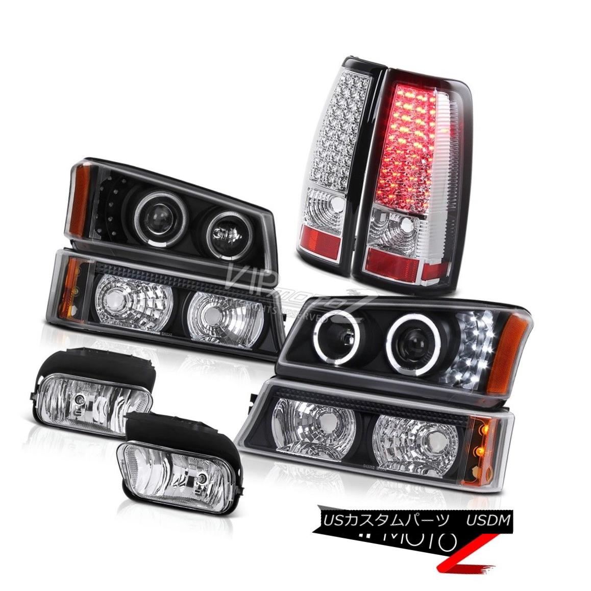 売り切り御免 ライト ランプ Parking Headlight Led Halo Black Silverado 06 05 ヘッドライト Light Foglight Ledヘッドライトパーキングライトテールランプchrome Halo Black Silverado 06 05 Foglight Chrome Lamp Tail