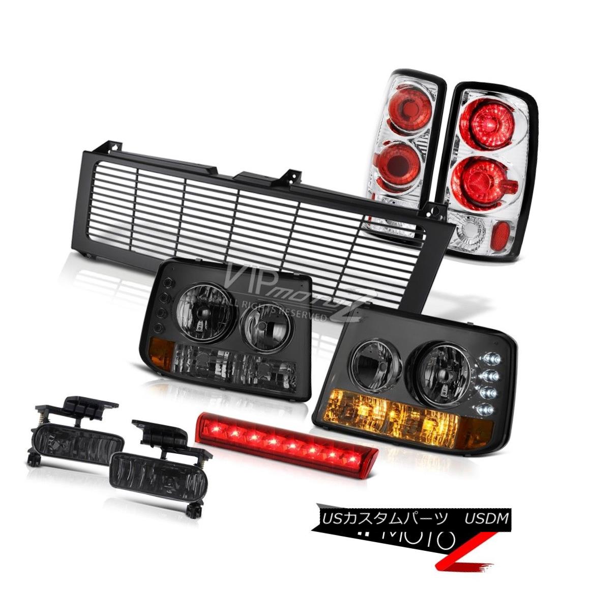 数量は多 ライト ランプ Black Led Fog Bumper Brake Chrome Headlights Parking ヘッドライト Grille 04タホ 03 02 01 パーキングヘッドライトクロームブレーキバンパーフォグledブラックグリル00 Tahoe 04 03 02 01 00