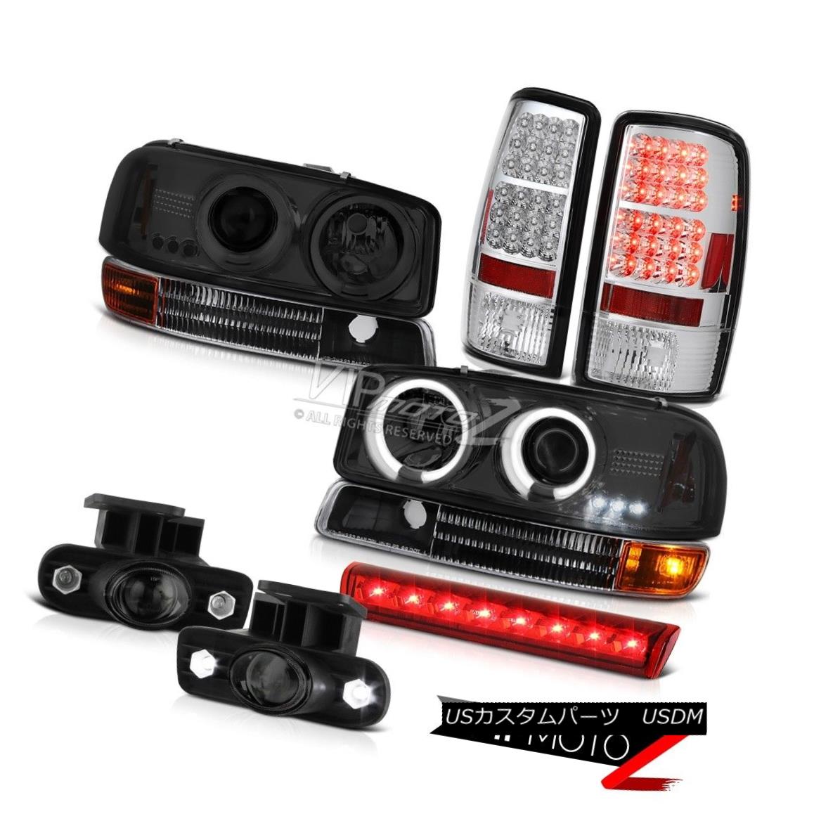 ヘッドライト 2000-2006 Yukon Brightest CCFL Headlight LED Tail Light Smoke FogLight Brake Red 2000-2006ユーコンブライトなCCFLヘッドライトLEDテールライトスモークフォグライトブレーキレッド 【並行輸入品】