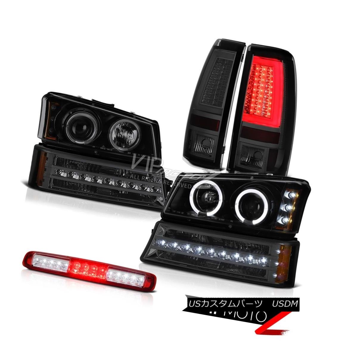 ヘッドライト 03 04 05 06 Chevy Silverado Taillamps High Stop Lamp Bumper Headlights Halo Ring 03 04 05 06 Chevy Silverado TaillampsハイストップランプバンパーヘッドライトHalo Ring 【並行輸入品】