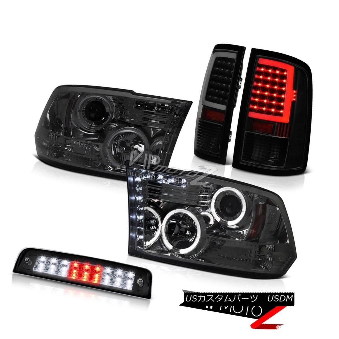 ヘッドライト 2009-2017 Dodge RAM 2500 3500 Brake Lights Tail Light Graphite Smoke Headlights 2009-2017 Dodge RAM 2500 3500ブレーキライトテールライトグラファイトスモークヘッドライト 【並行輸入品】
