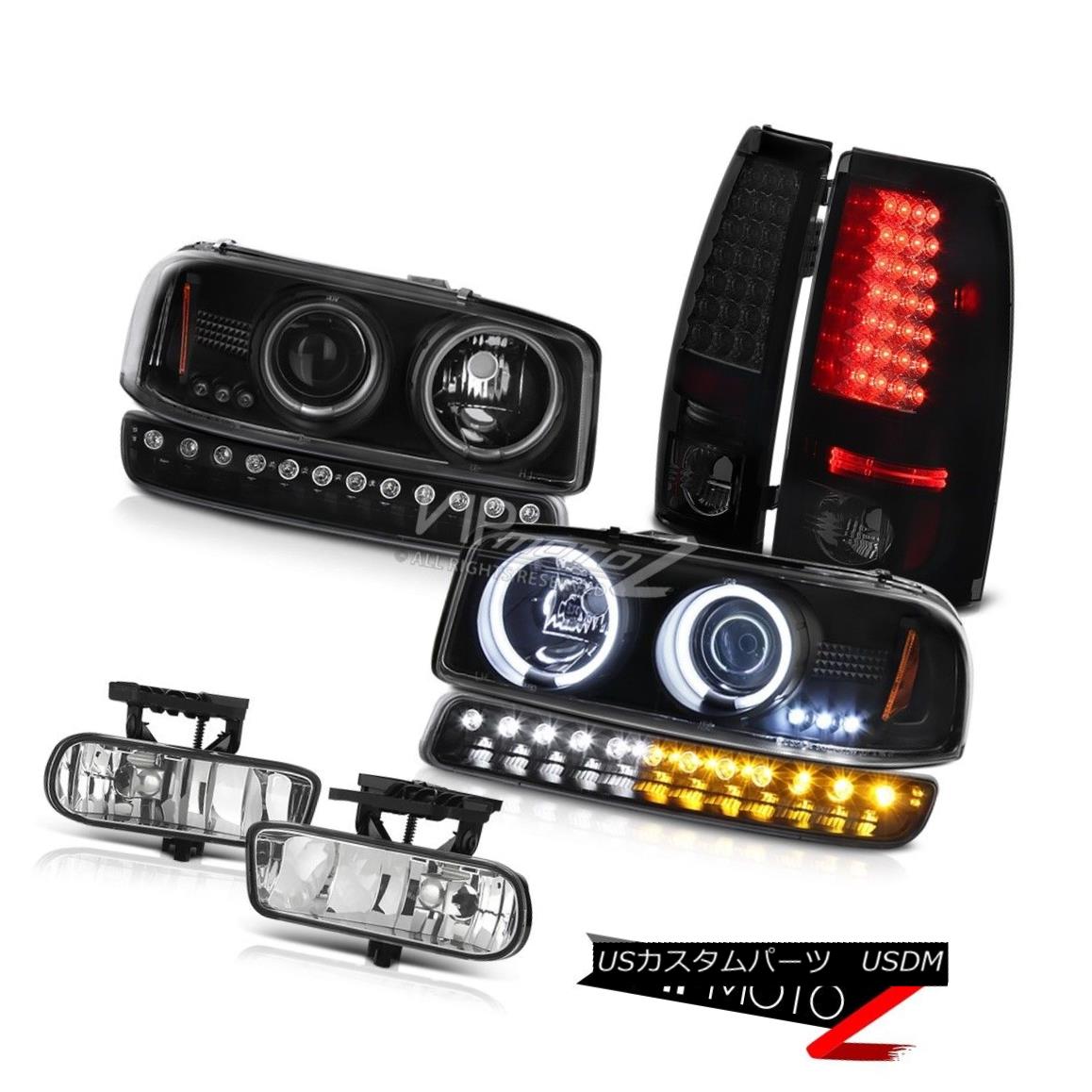 ヘッドライト 1999-2002 Sierra WT Foglamps led tail brake lamps bumper light ccfl headlights 1999-2002 Sierra WT Foglampsがテールブレーキランプをバンパーライトccflヘッドライトに導いた 【並行輸入品】