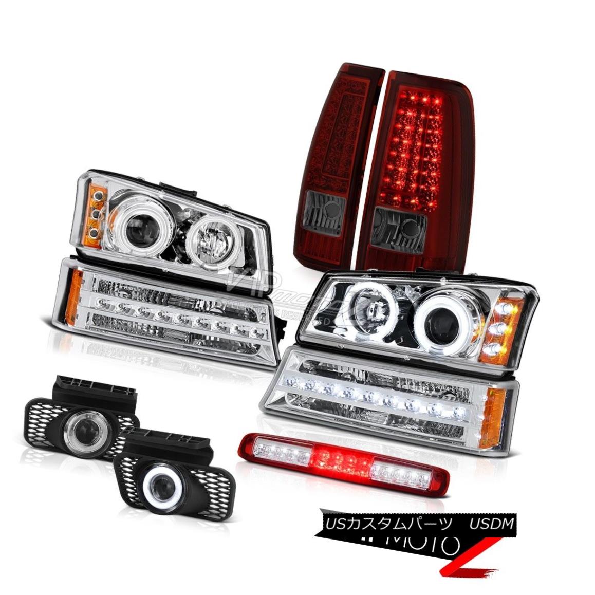 ヘッドライト 03-06 Silverado 1500 High Stop Lamp Fog Lamps Tail Brake Parking Light Headlamps 03-06 Silverado 1500ハイストップランプフォグランプテールブレーキパーキングライトヘッドランプ 【並行輸入品】