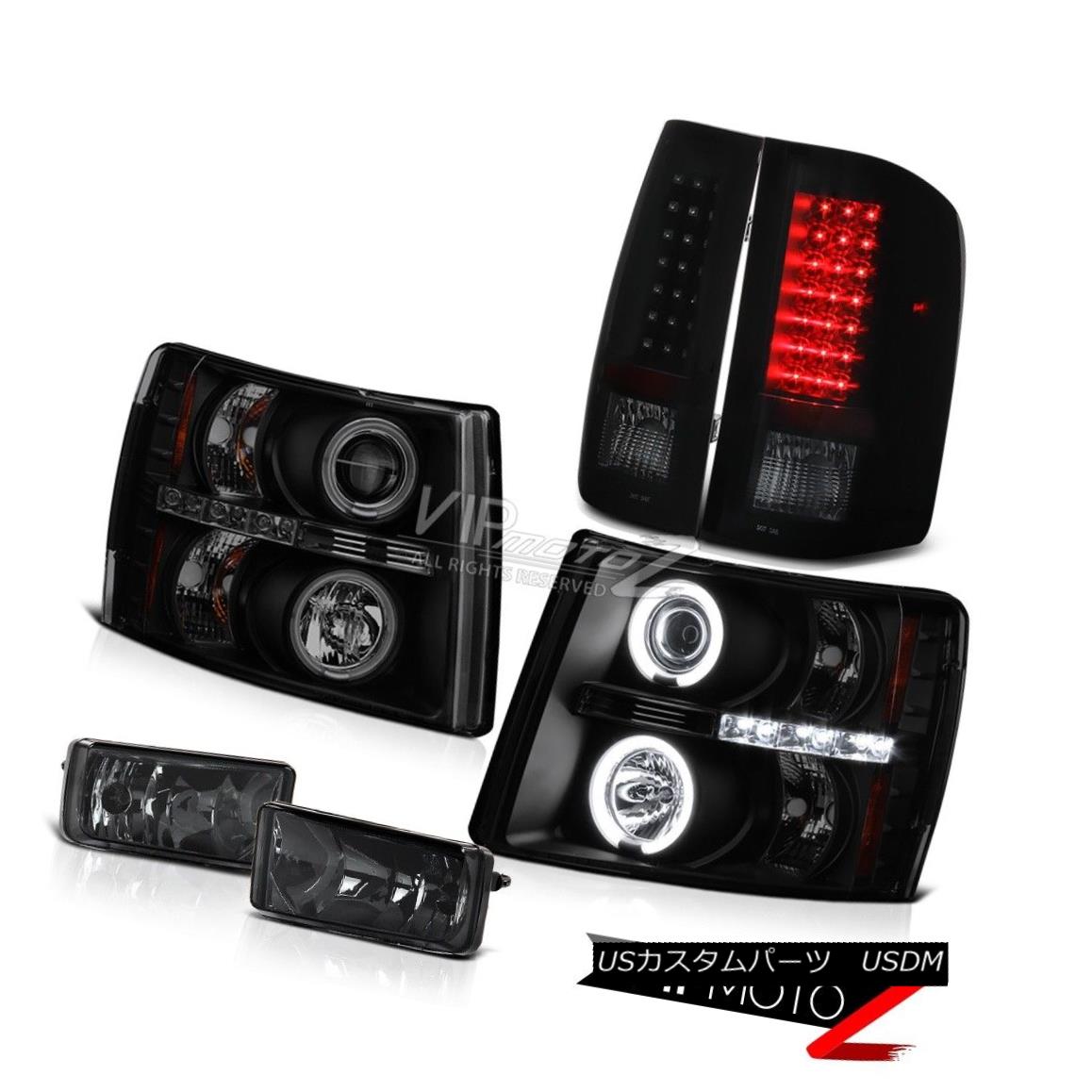 ヘッドライト [VIP Exclusive] Sinister Black CCFL Headlight+LED Taillights+Fog 07-13 Silverado [VIP専用]灰色のCCFLヘッドライト+ LED曇り+霧07-13シルバラード 【並行輸入品】
