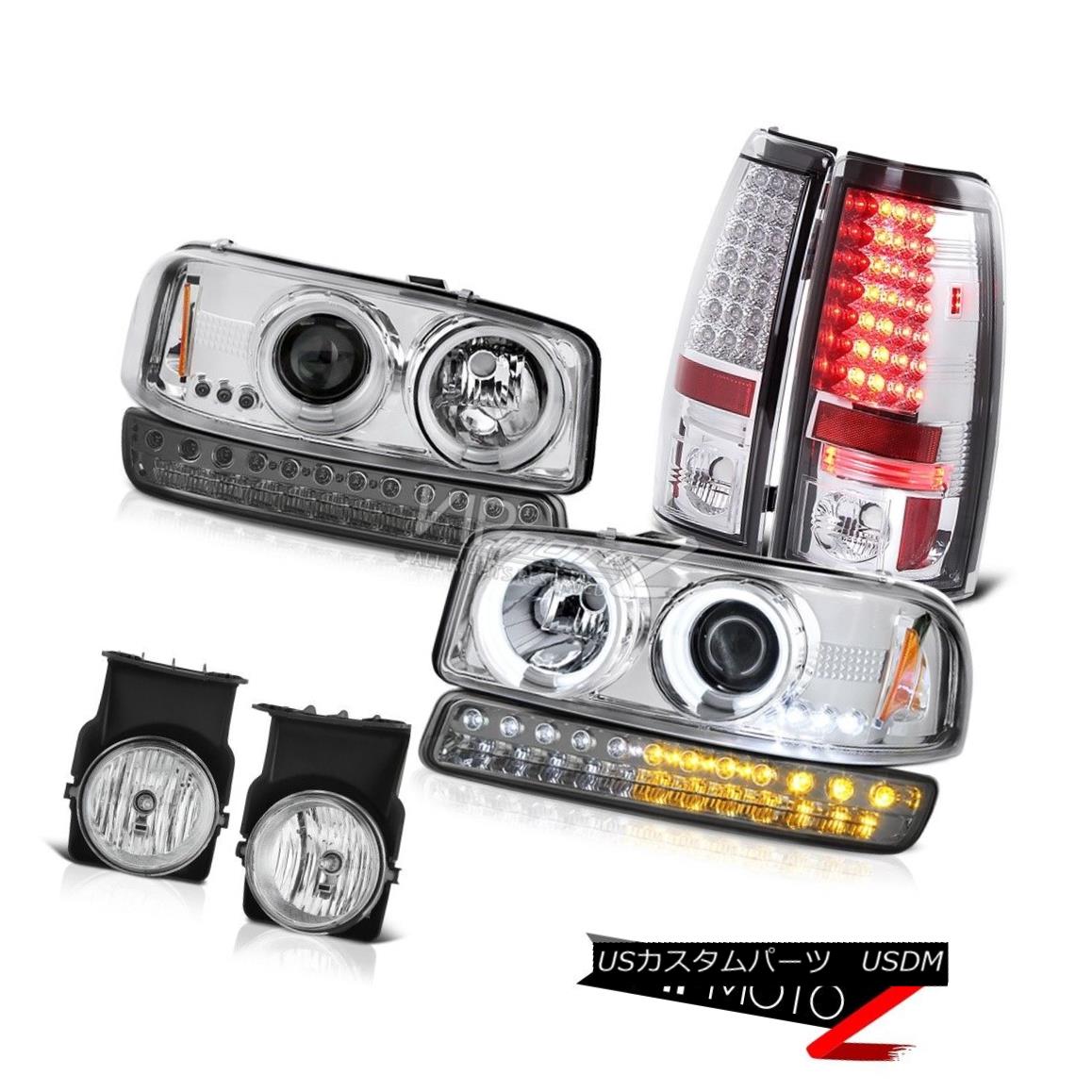 ヘッドライト 03 04 05 06 Sierra 6.0L Euro Chrome Foglamps Tail Lamps Bumper Lamp Headlamps 03 04 05 06 Sierra 6.0Lユーロクロームフォグランプテールランプバンパーランプヘッドランプ 【並行輸入品】