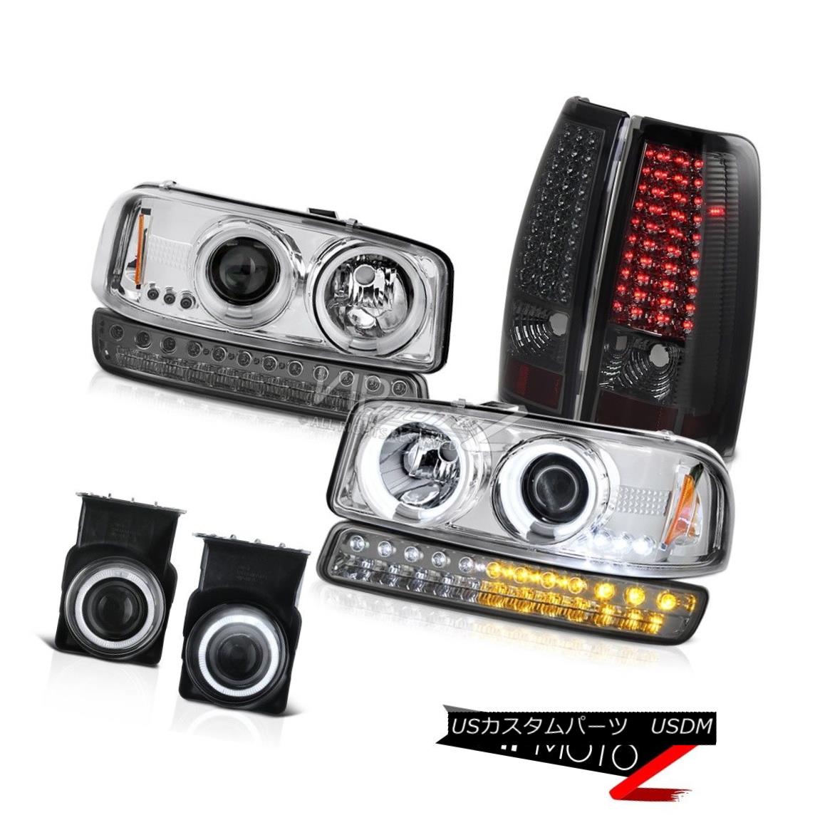 ヘッドライト 03-06 Sierra GMT800 Chrome Foglights LED Taillights Parking Lamp CCFL Headlights 03-06シエラGMT800クロムフォグライトLED曇りパーキングランプCCFLヘッドライト 【並行輸入品】