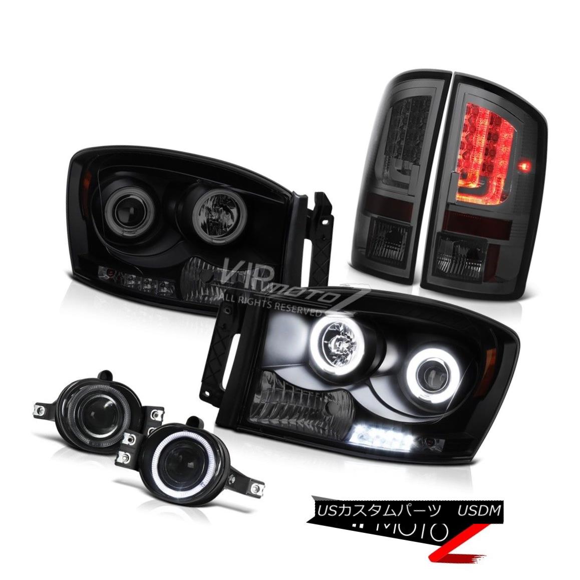 ヘッドライト 2006 Ram 2500 3500 Tail Lamps Headlamps Fog Light Bar Projector \