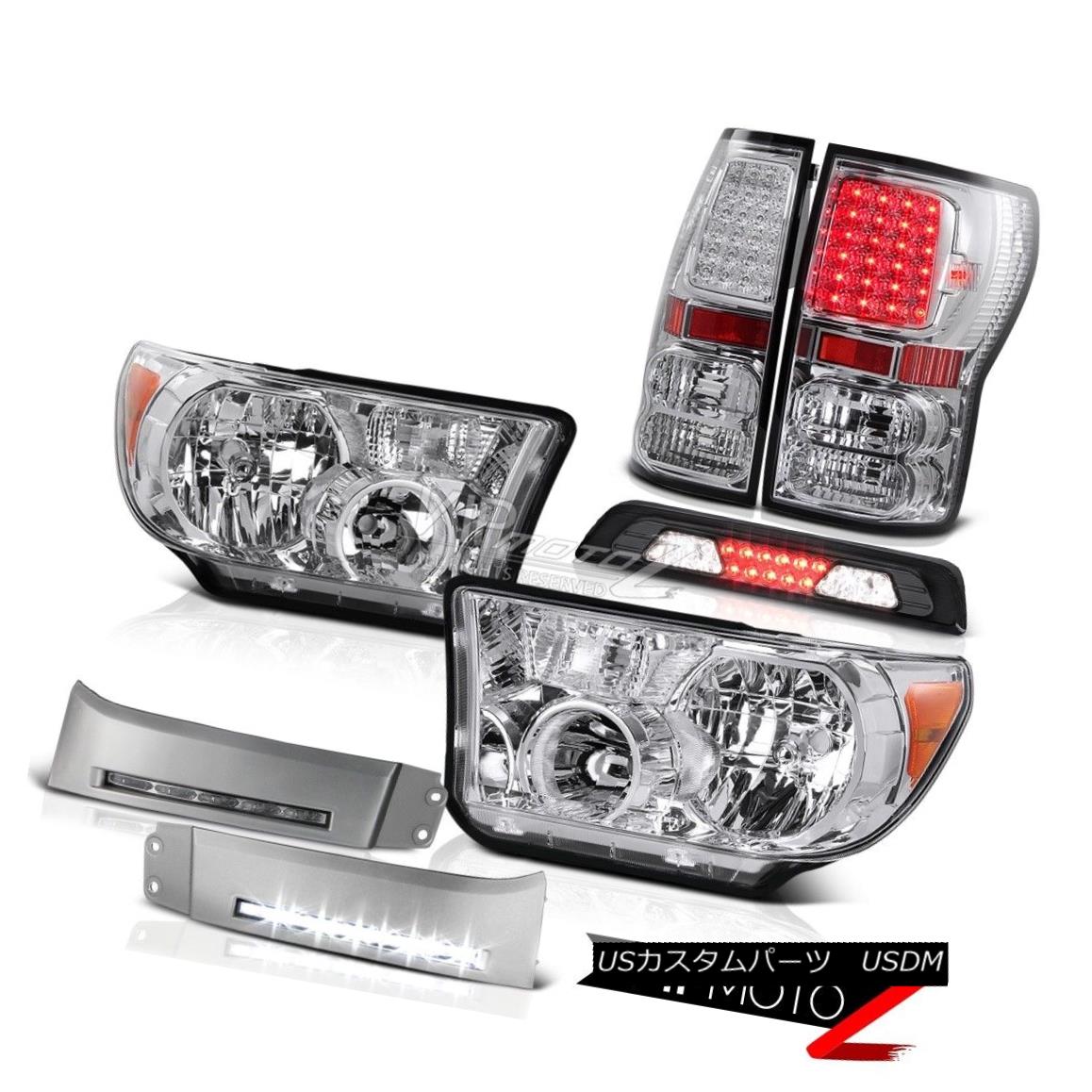 ヘッドライト 07-13 Toyota Tundra SR5 Headlights Bumper DRL 3RD Brake Lamp Taillamps Assembly 07-13トヨタトンドラSR5ヘッドライトバンパーDRL 3RDブレーキランプタイヤランプ組立 【並行輸入品】