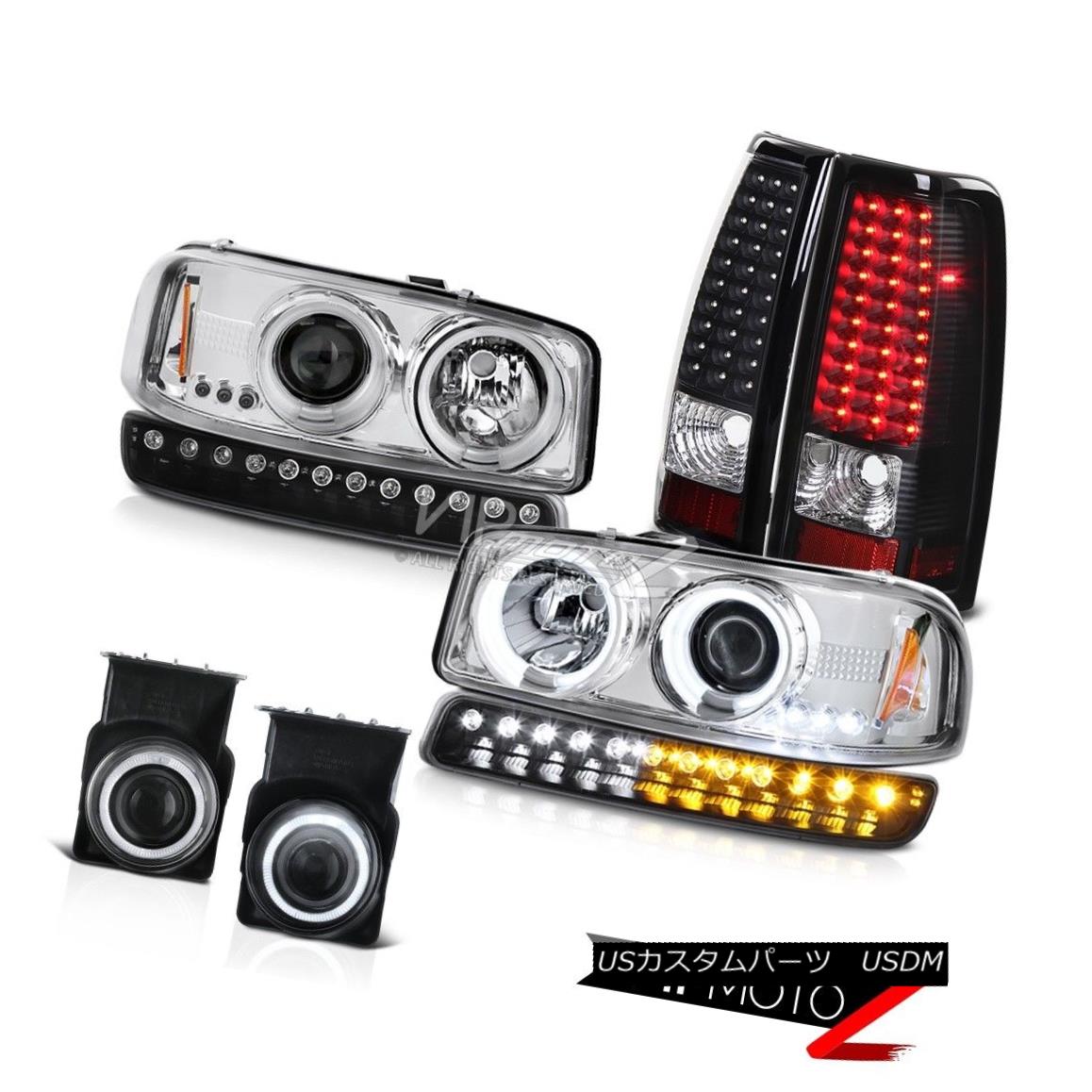 ヘッドライト 03-06 Sierra SL Euro clear foglights led tail lamps signal light ccfl headlights 03-06シエラSLユーロクリアフォグライトテールランプ信号ライトccflヘッドライト 【並行輸入品】
