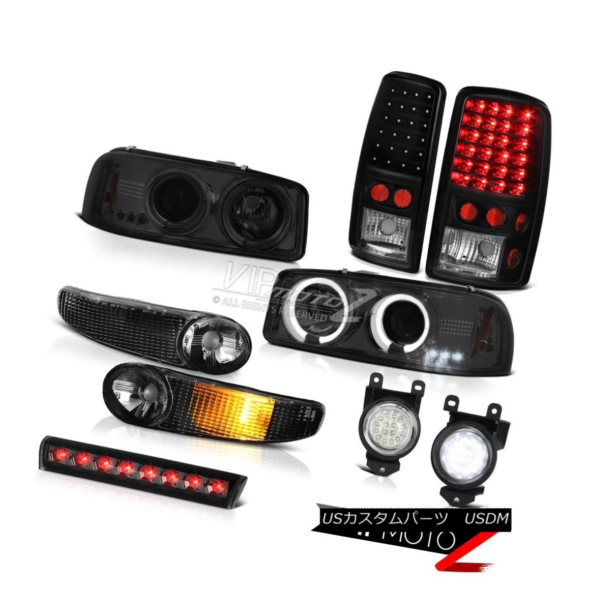 ヘッドライト 01-06 Yukon Denali Headlight LED Halo Signal Brake Tail Lights Driving FogLight 01-06ユーコンデナリヘッドライトLEDハロー信号ブレーキテールライトフォグライト 【並行輸入品】