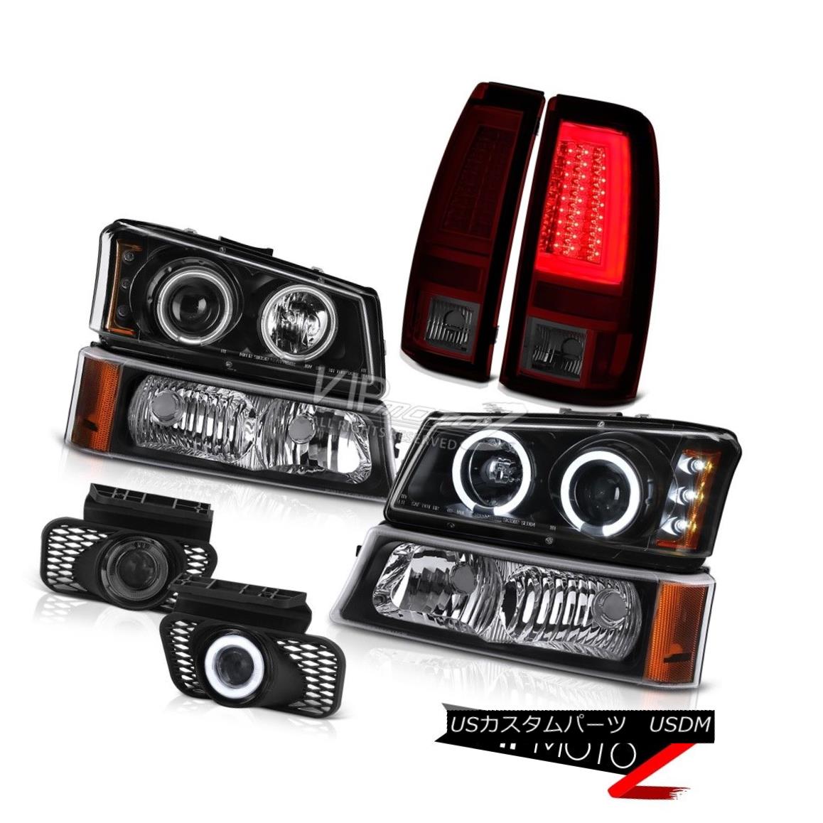 ヘッドライト 2003-2006 Silverado 3500Hd Tail Lamps Signal Light Fog Headlamps CCFL Angel Eyes 2003-2006 Silverado 3500Hdテールランプ信号光霧ヘッドランプCCFL Angel Eyes 【並行輸入品】 78,953円