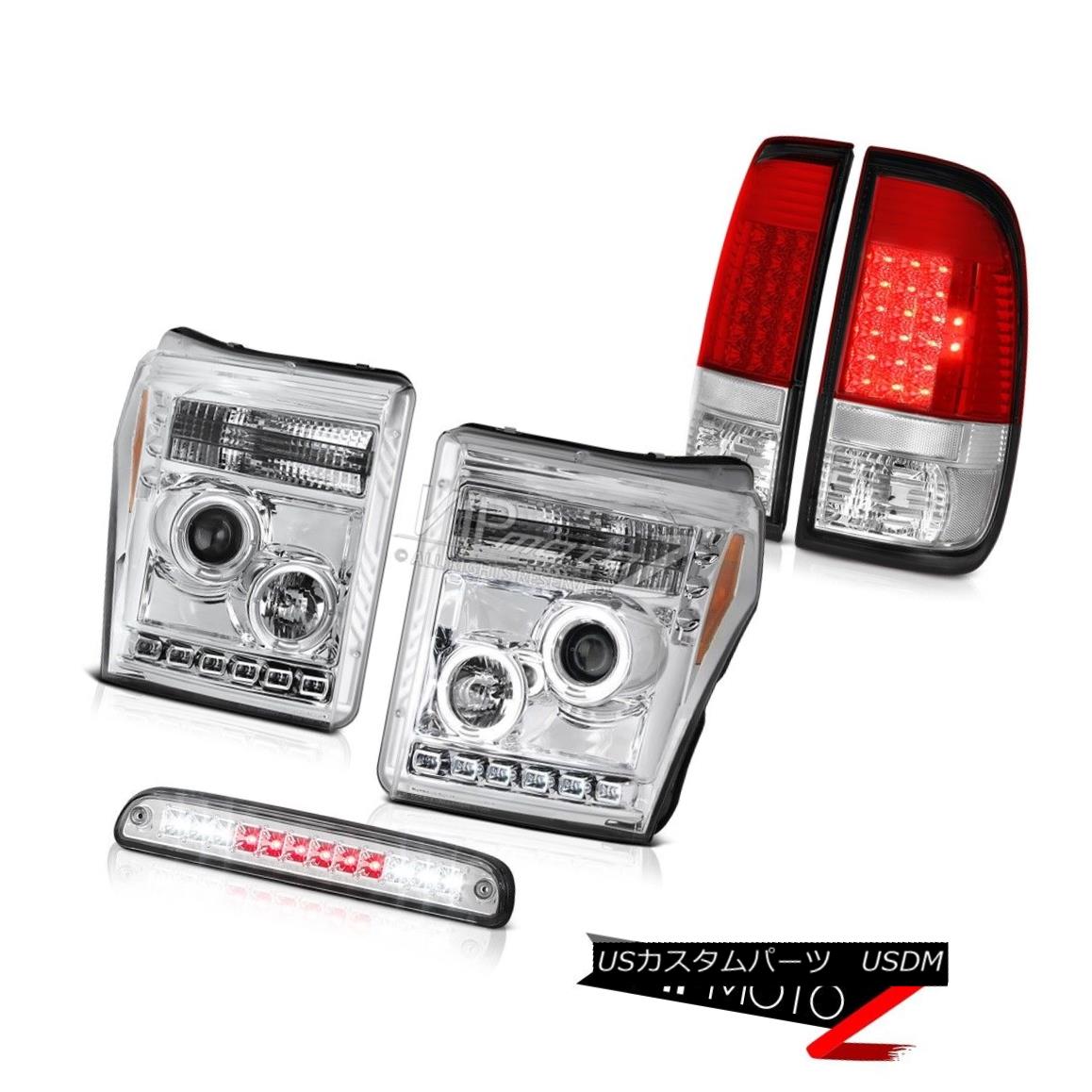 ヘッドライト 11-16 F250 Turobdiesel Sterling Chrome Roof Cab Light Taillights Headlamps SMD 11-16 F250ターボディーゼルスターリングクロームルーフキャブライトテールライトヘッドランプSMD 【並行輸入品】
