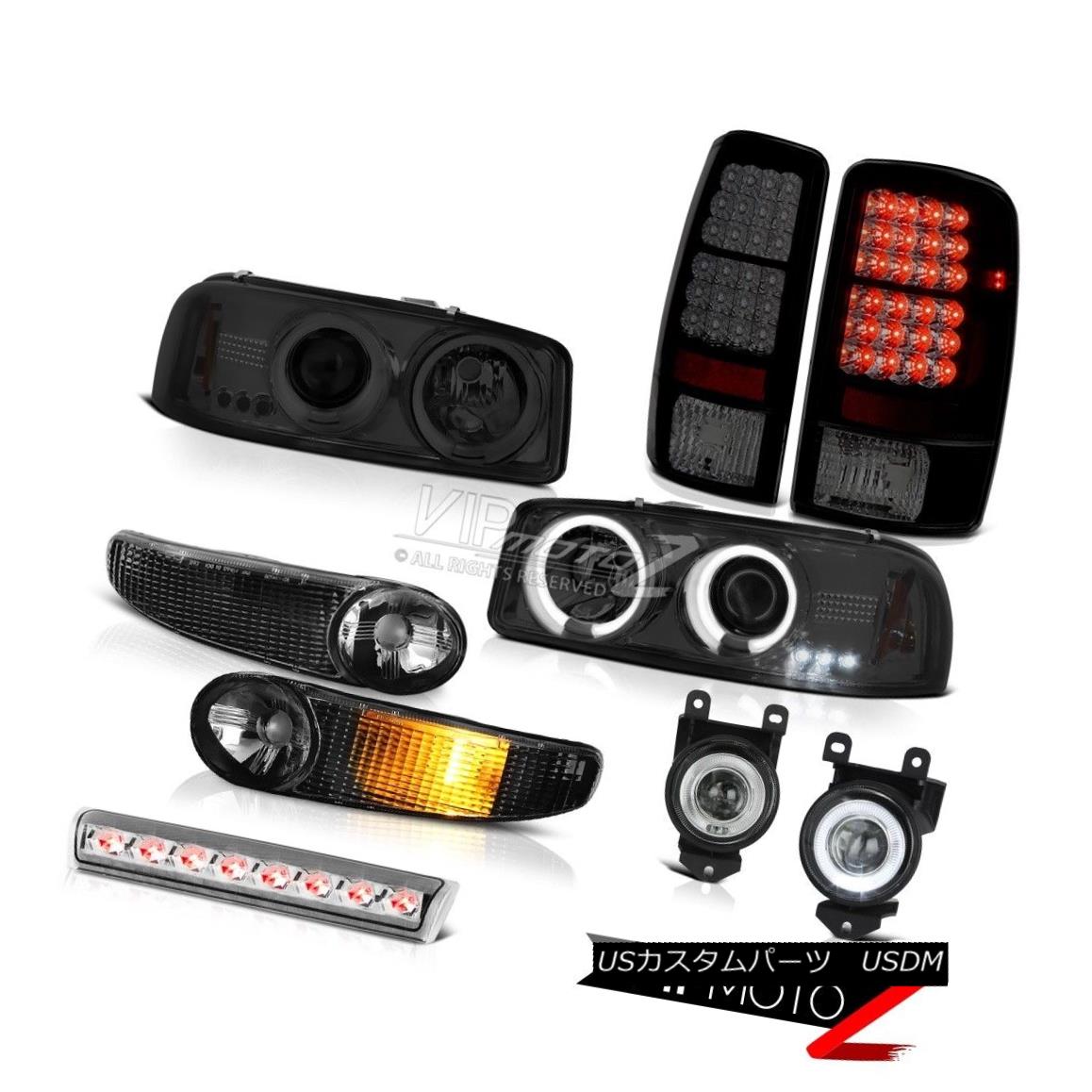 ヘッドライト Projector Onyx Black Parking Taillights FogLamps 3rd Brake Chrome 01-06 Yukon XL プロジェクターオニキスブラックパーキングテールライトFogLamps 3rdブレーキChrome 01-06ユーコンXL 【並行輸入品】