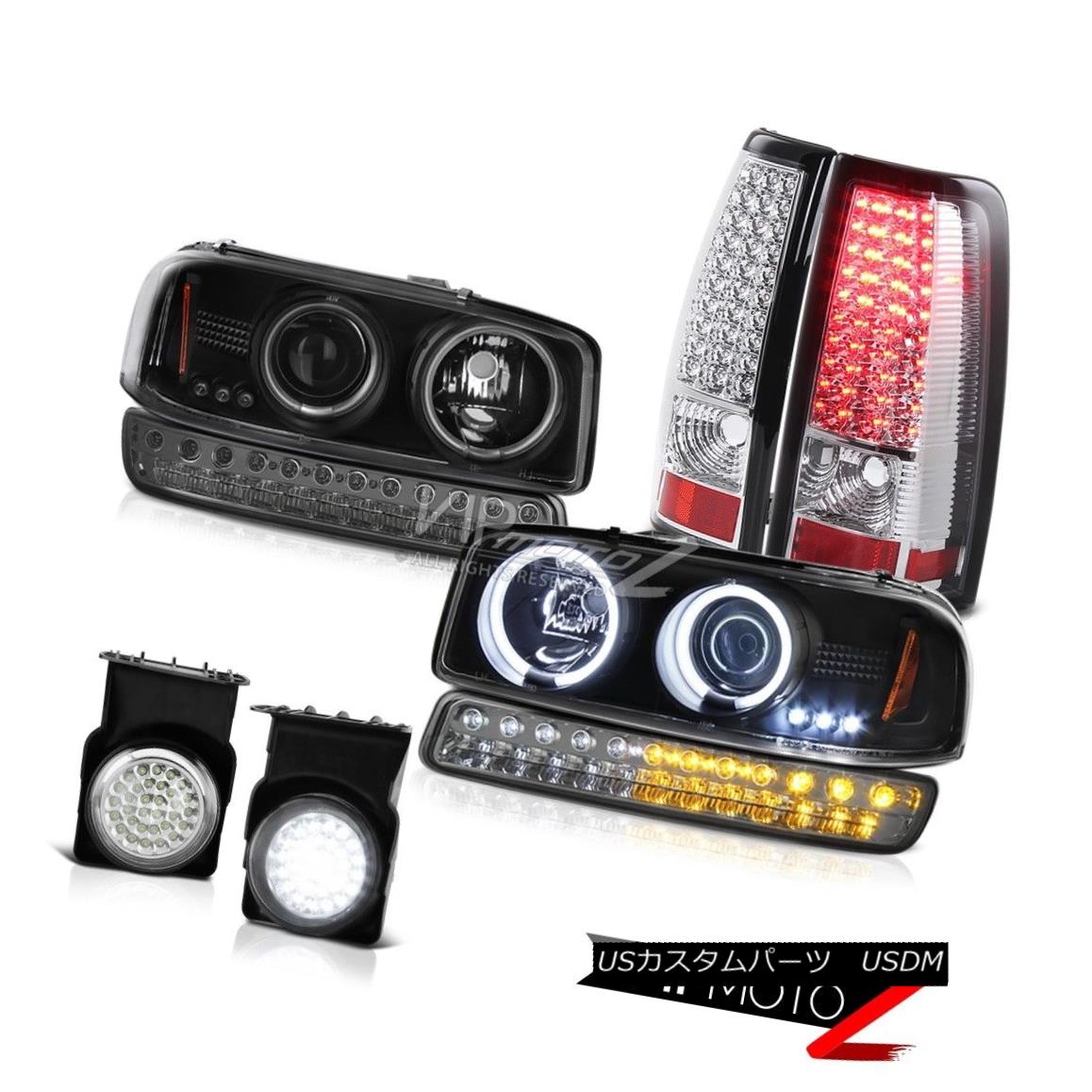 ヘッドライト 03-06 Sierra 6.6L Fog Lights LED Tail Brake Smokey Bumper Light CCFL Headlights 03-06シエラ6.6LフォグライトLEDテールブレーキスモーキーバンパーライトCCFLヘッドライト 【並行輸入品】
