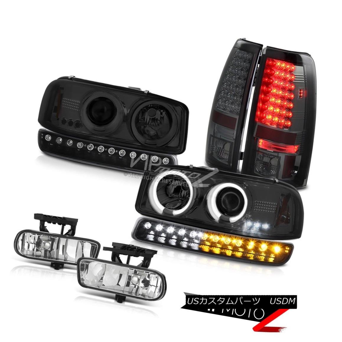 ヘッドライト 99-02 Sierra SL Foglights smd tail lights bumper lamp ccfl projector headlamps 99-02 Sierra SL Foglights smdテールライトバンパーランプccflプロジェクターヘッドランプ 【並行輸入品】