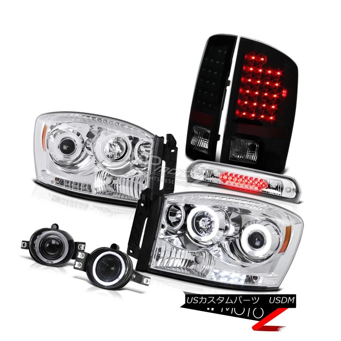 ヘッドライト CCFL Halo Headlamps LED Taillights Projector Fog Third Brake 2006 Dodge Ram 1500 CCFL HaloヘッドランプLEDテールライトプロジェクターフォグThird Brake 2006 Dodge Ram 1500 【並行輸入品】