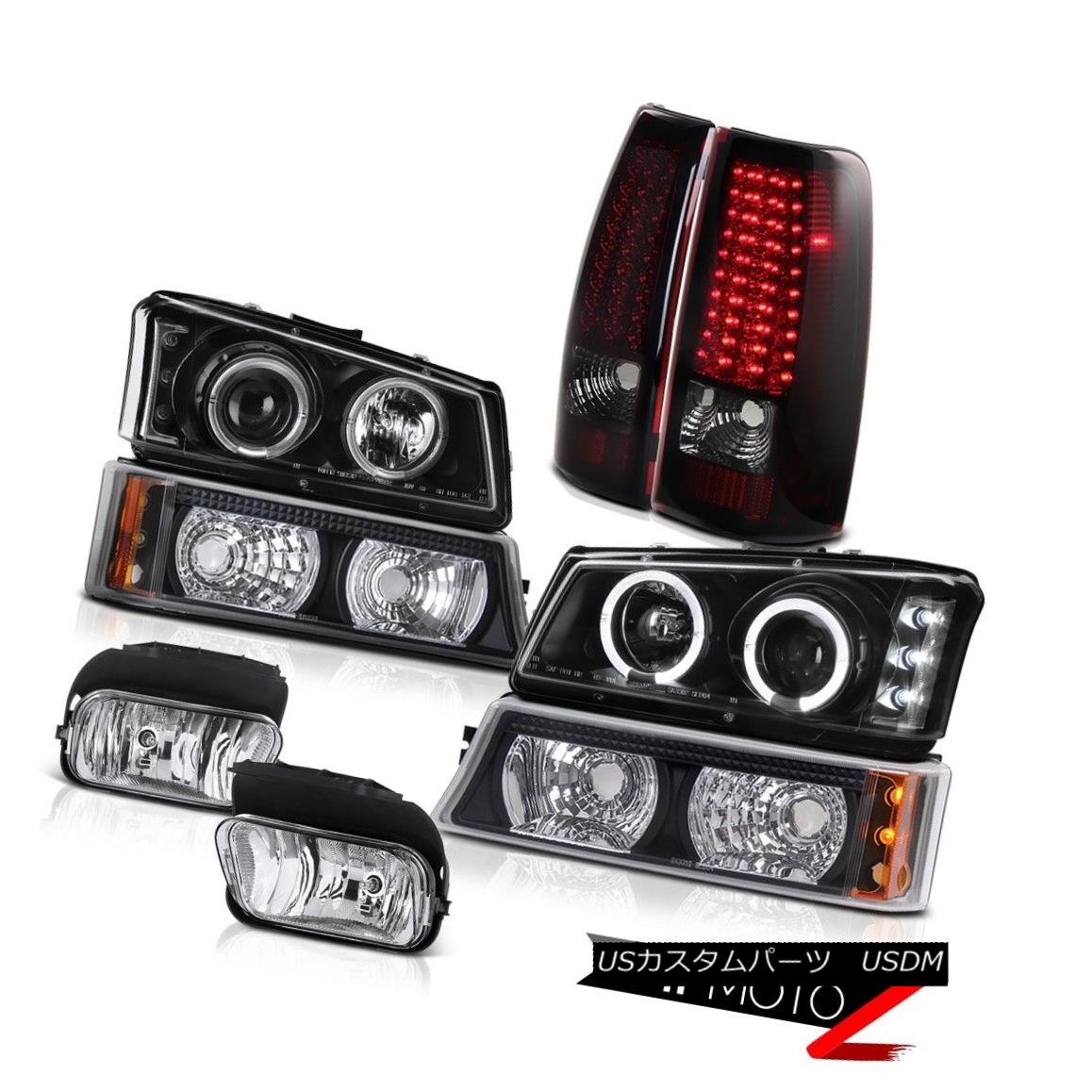 ヘッドライト 03-06 Silverado Projector Headlights Infinity Black Parking Tail Light Foglights 03-06 Silveradoプロジェクターヘッドライトインフィニティブラックパーキングテールライトフォグライト 【並行輸入品】