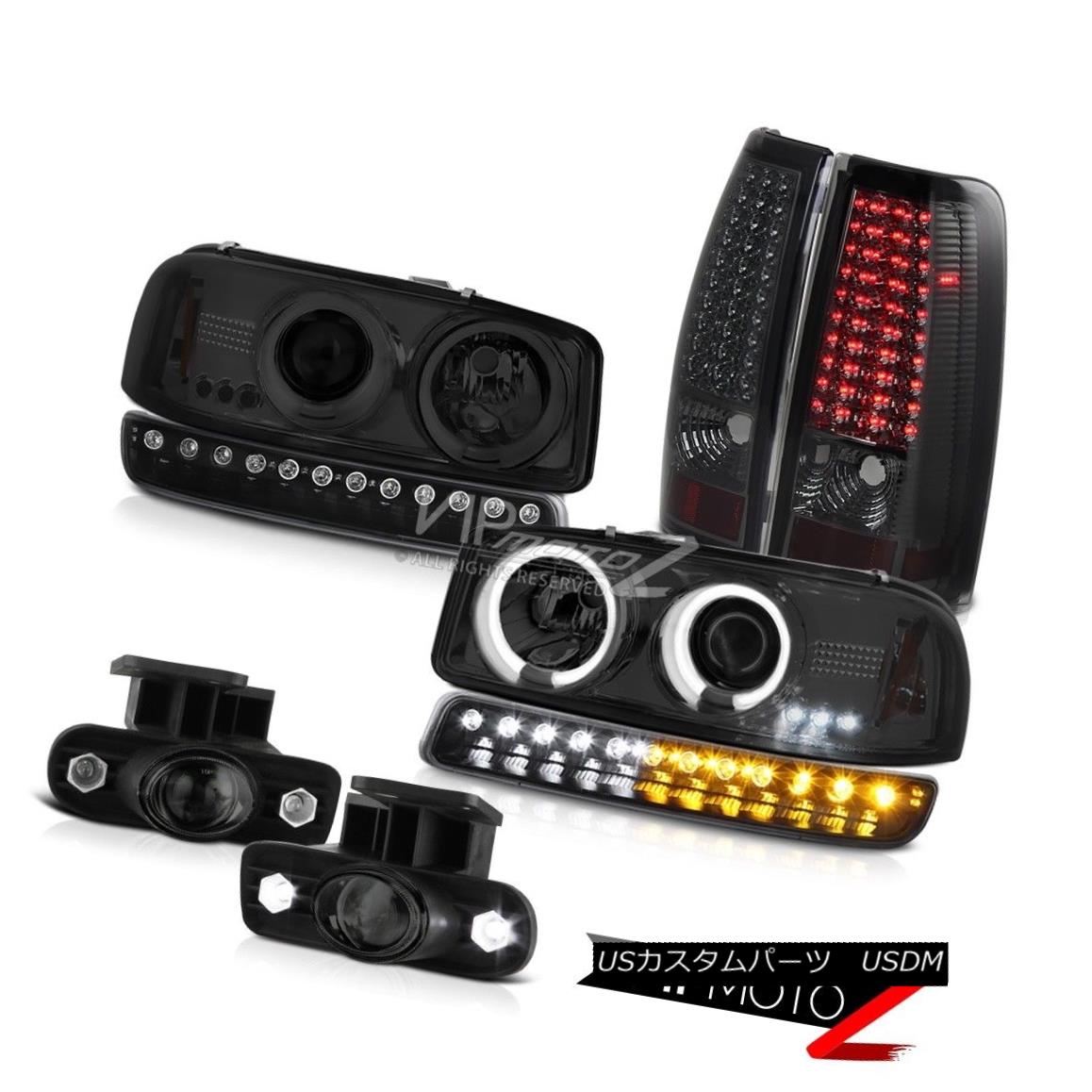 ヘッドライト 1999-2002 Sierra 5.3L Foglamps led taillights parking light ccfl headlamps LED 1999-2002シエラ5.3Lフォグランプは、テールライトの駐車ライトライトccflヘッドランプLEDを導いた 【並行輸入品】