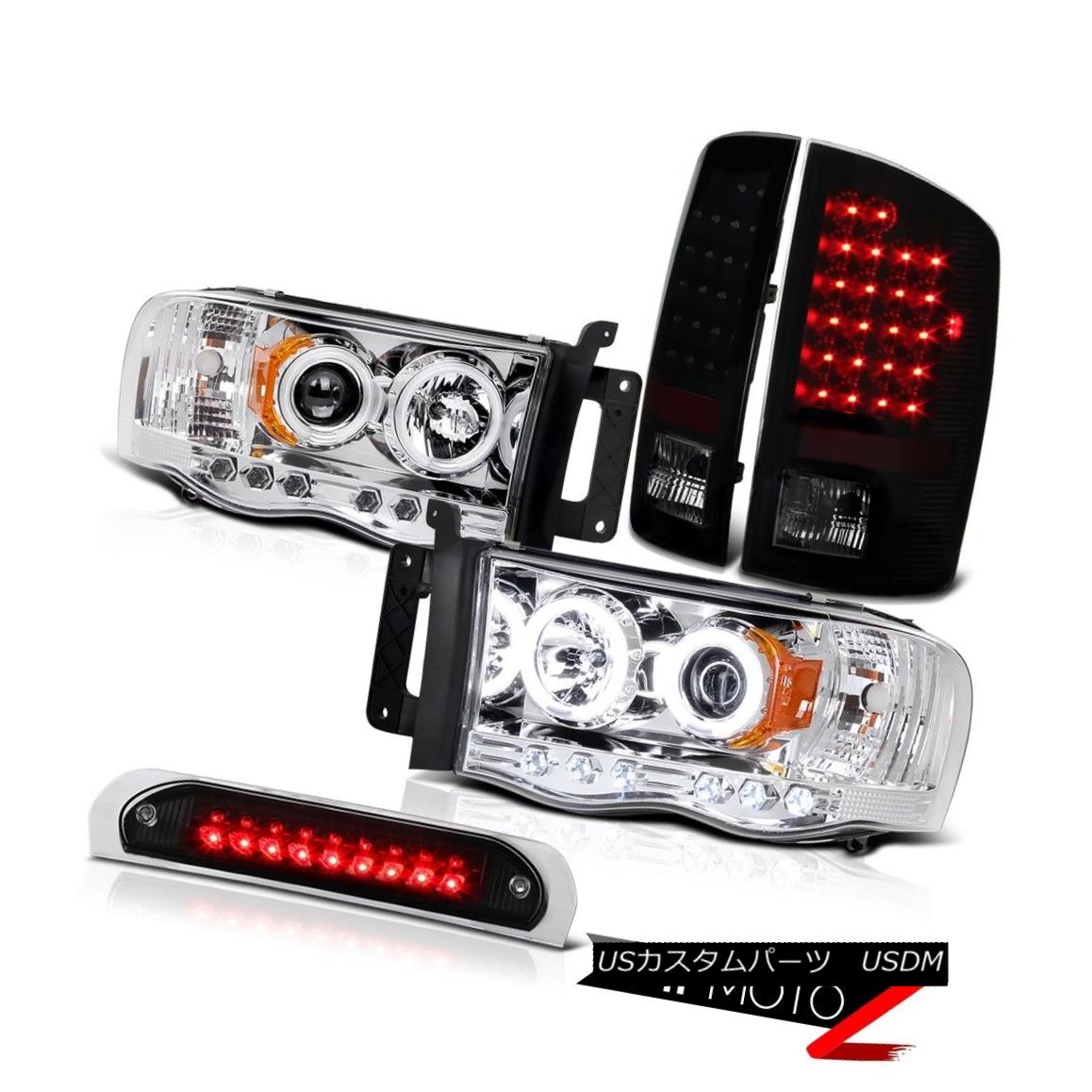ヘッドライト DRL CCFL Projector Headlights LED Bulbs Taillights Black 3rd Brake 02-05 Ram V6 DRL CCFLプロジェクターヘッドライトLED電球曇りブラック第3ブレーキ02-05 Ram V6 【並行輸入品】