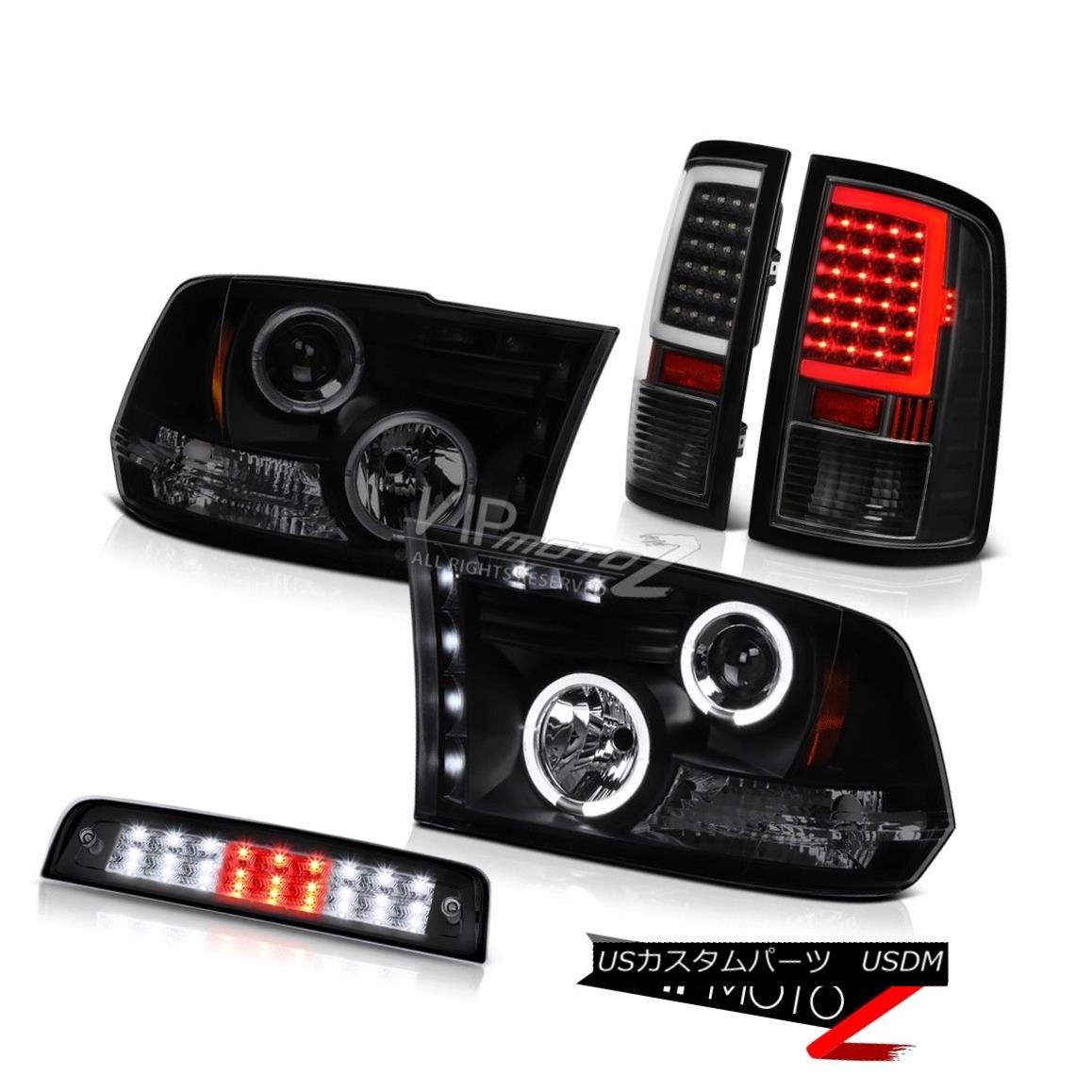 ヘッドライト 09 10 11 12 13-17 Dodge RAM 1500 3500 Third Brake Light Tail Projector Headlamps 09 10 11 12 13-17ドッジRAM 1500 3500第3ブレーキライトテールプロジェクターヘッドランプ 【並行輸入品】