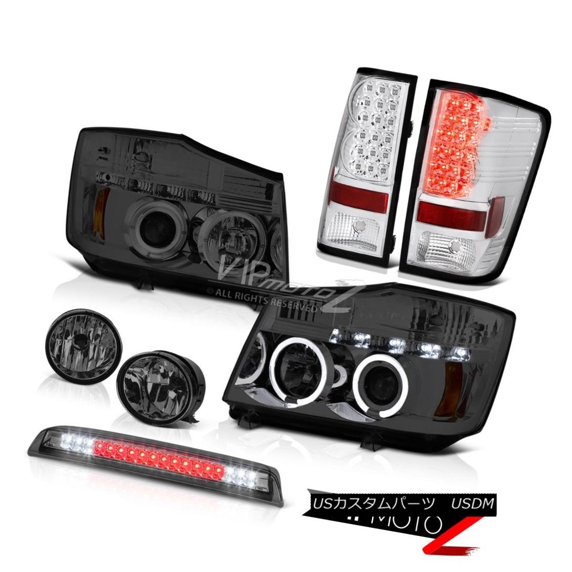 ヘッドライト For 2004-2015 Titan Smoke DRL Headlights Taillights Foglights Third Brake LED 2004年?2015年タイタンスモークDRLヘッドライトテールライトFoglights Third Brake LED 【並行輸入品】 78,953円