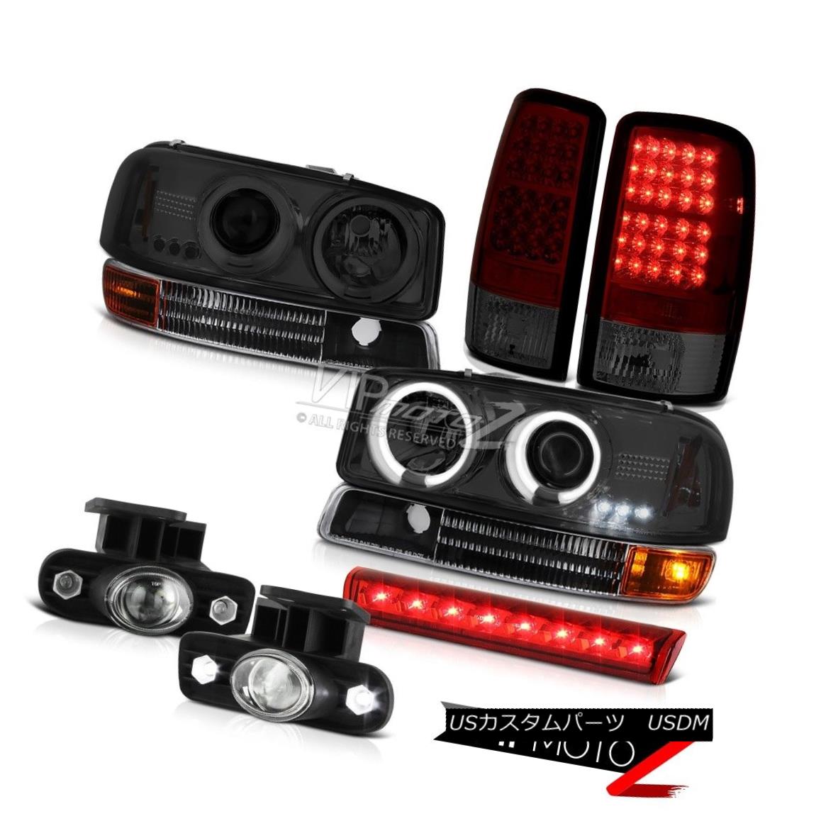 ヘッドライト 00-06 GMC Yukon XL CCFL Halo Headlights LED Rear Tail Lights FogLights Roof Stop 00-06 GMC Yukon XL CCFL HaloヘッドライトLEDリアテールライトフォグライトルーフストップ 【並行輸入品】