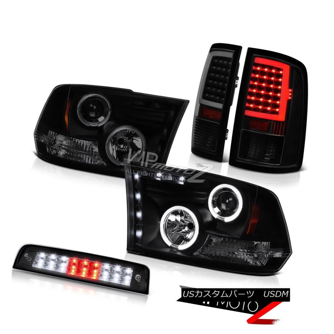 ヘッドライト 2010-2017 Dodge RAM 3500 Infinity Black Brake Light Led Bar Tail Lamps Headlamp 2010-2017 Dodge RAM 3500 InfinityブラックブレーキライトLed Barテールランプヘッドランプ 【並行輸入品】