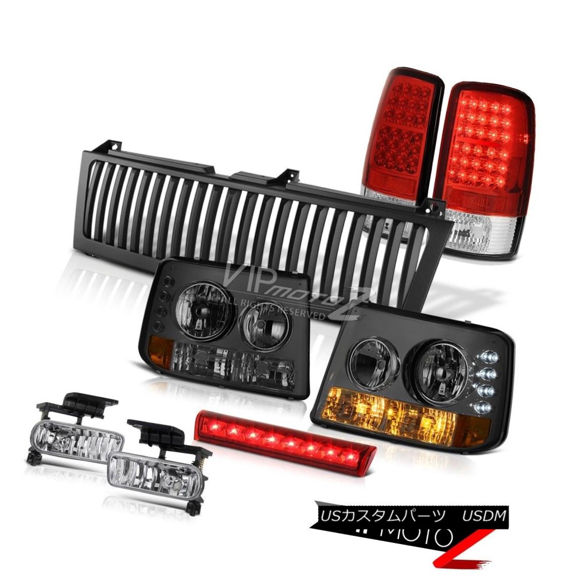 ヘッドライト Signal Headlights LED Tail Lights Clear Fog Brake Red Black 2000-06 Tahoe Z71 信号ヘッドライトLEDテールライトクリアフォグブレーキレッドブラック2000-06タホZ71 【並行輸入品】
