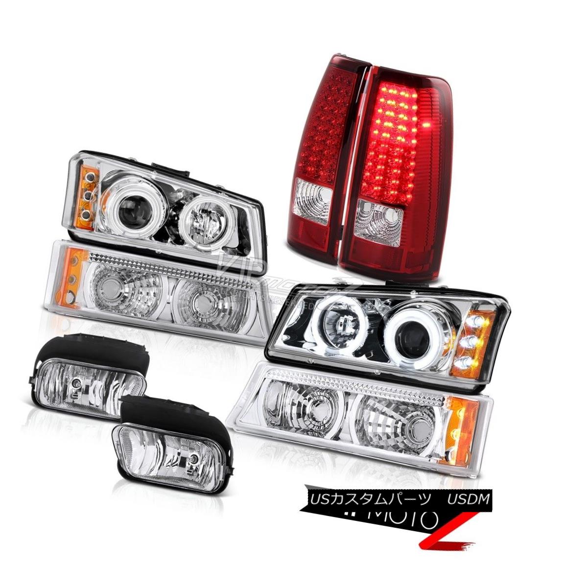ヘッドライト 2003 2004 Silverado Headlights CCFL Bumper Clear LED Tail Lights Driving Foglamp 2003 2004 SilveradoヘッドライトCCFLバンパークリアLEDテールライトドライビングフォグランプ 【並行輸入品】 78,953円