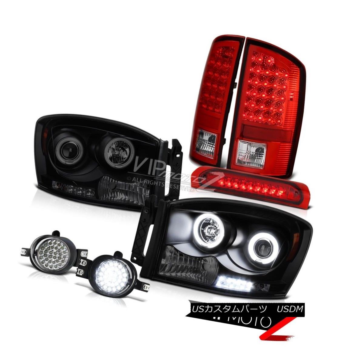 ヘッドライト 2006 Dodge Ram 5.7L CCFL Angel Eye Headlight DRL Fog Light High Mount Stop Lamps 2006 Dodge Ram 5.7L CCFLエンジェルアイヘッドライトDRLフォグライトハイマウントストップランプ 【並行輸入品】
