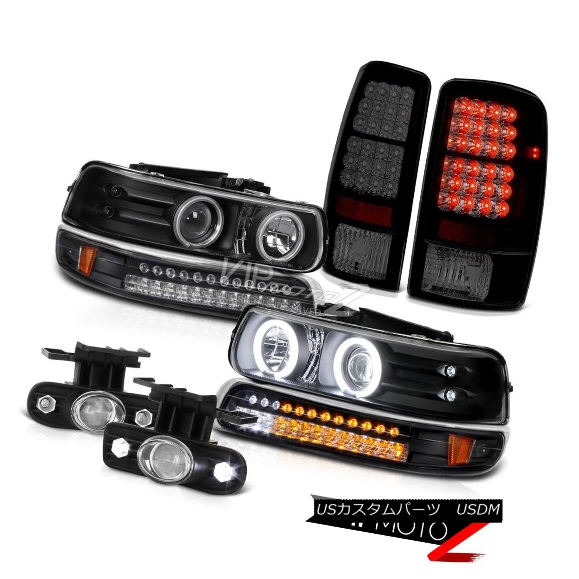 ヘッドライト 00-06 Tahoe 5.3L CCFL Halo Black Headlamps Sinister LED Tail Light Projector Fog 00-06 Tahoe 5.3L CCFL Halo BlackヘッドランプSinister LEDテールライトプロジェクターフォグ 【並行輸入品】