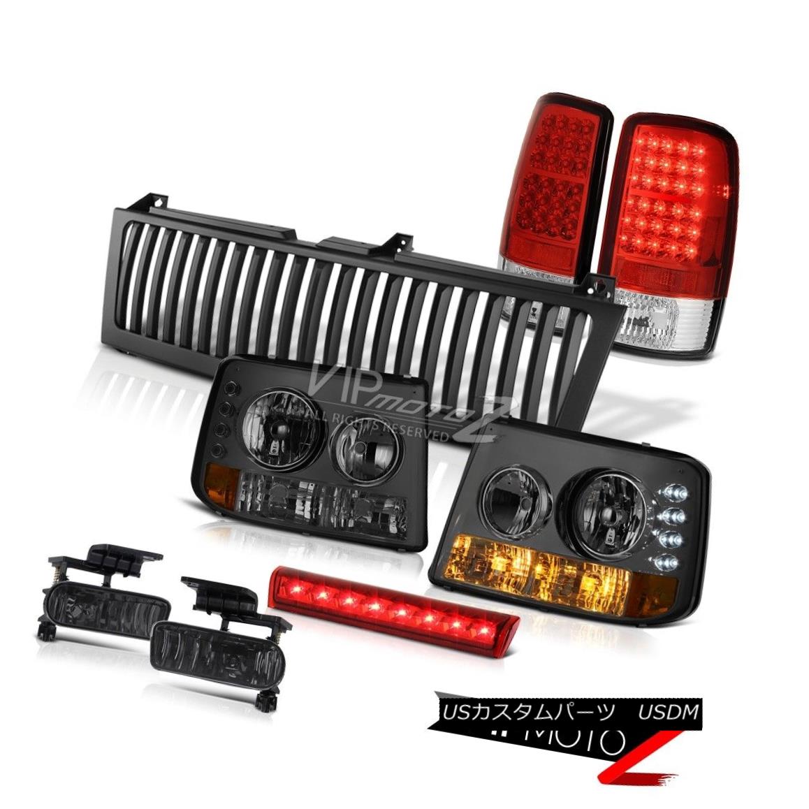 ヘッドライト Bumper+Headlights Bright L.E.D Taillamps Black Fog 3rd Red 2000-06 Suburban Z71 バンパー+ヘッドリッグ ブライトL.E.Dタイルランプブラックフォッグ第3赤2000-06郊外Z71 【並行輸入品】