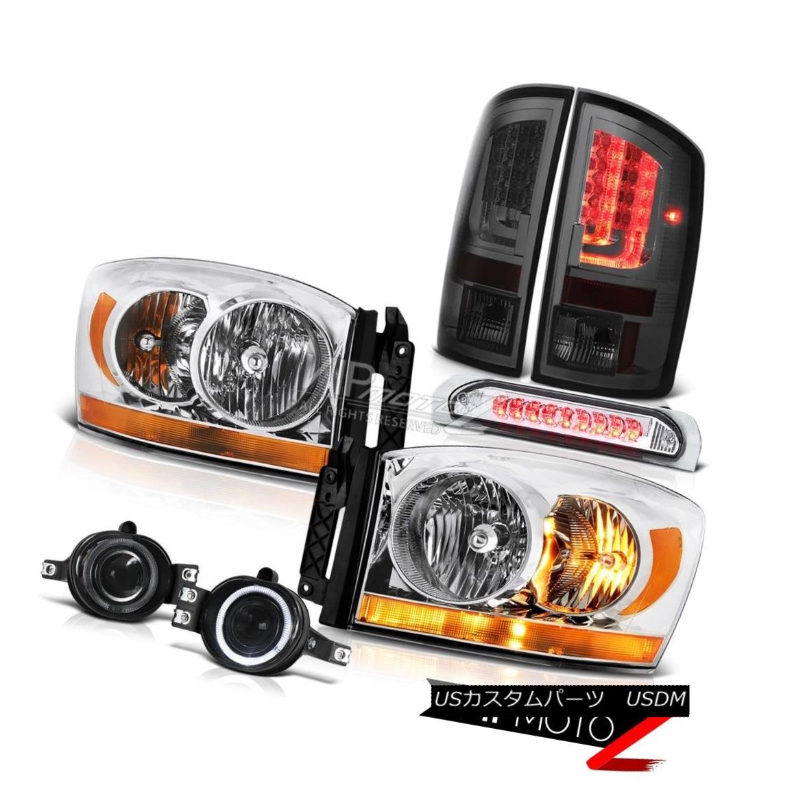 ヘッドライト 07-08 Dodge Ram 2500 Turbodiesel Tail Lights Headlights Foglights Roof Cab Lamp 07-08ダッジラム2500ターボディーゼルテールライトヘッドライトフォグライトルーフキャブランプ 【並行輸入品】