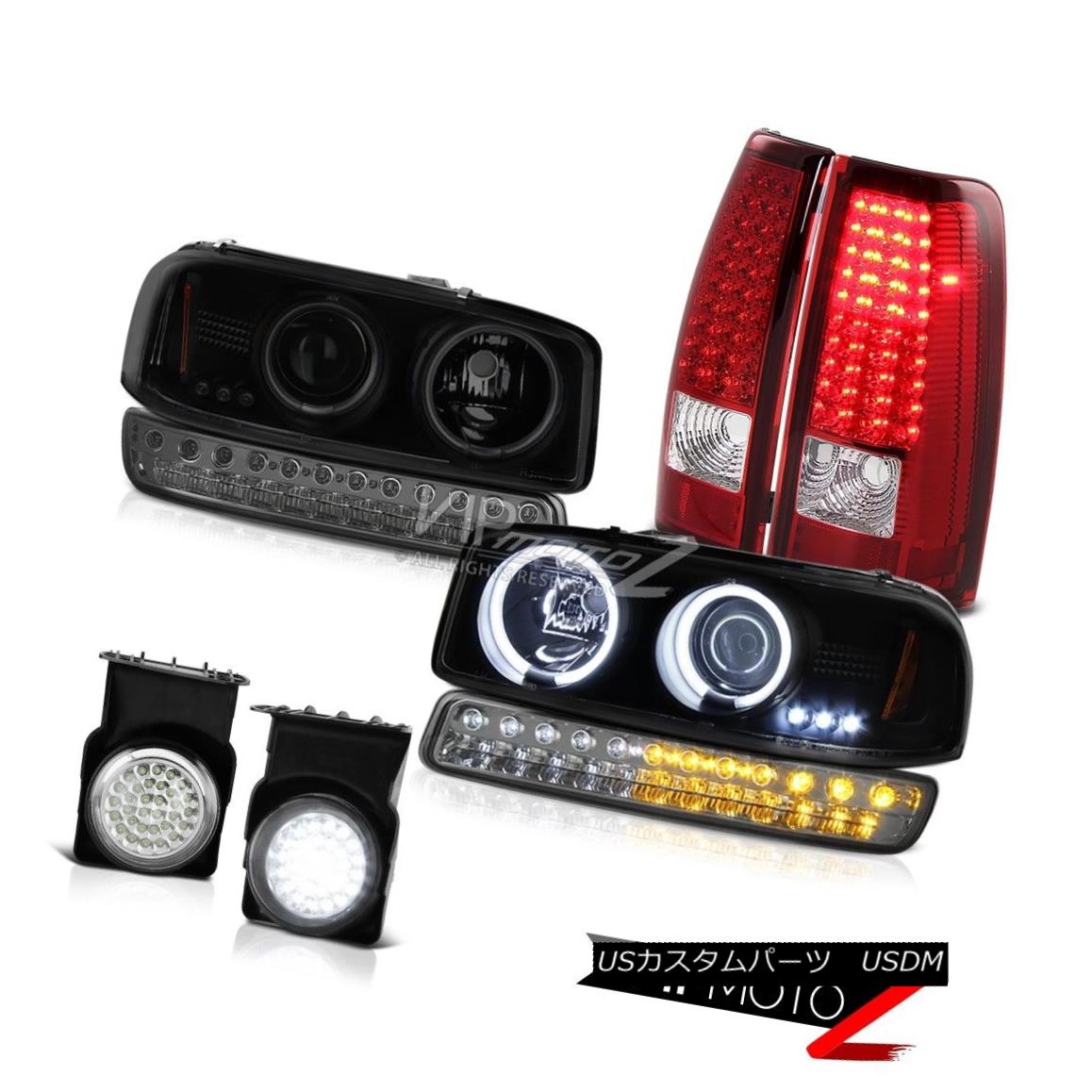 ヘッドライト 03-06 Sierra SL Clear Chrome Foglamps Tail Brake Lamps Bumper Lamp Headlights 03-06シエラSLクリアクロームフォグランプテールブレーキランプバンパーランプヘッドライト 【並行輸入品】