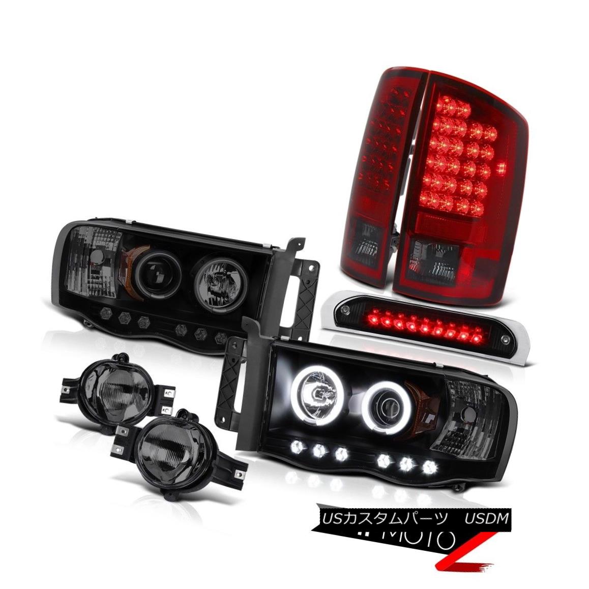 ヘッドライト 02 03 04 05 Ram TurboDiesel CCFL Headlamps SMD L.E.D Brake Lamps Tinted Fog 3rd 02 03 04 05ラムターボディーゼルCCFLヘッドランプSMD L.E.Dブレーキランプチント付きフォグ3rd 【並行輸入品】