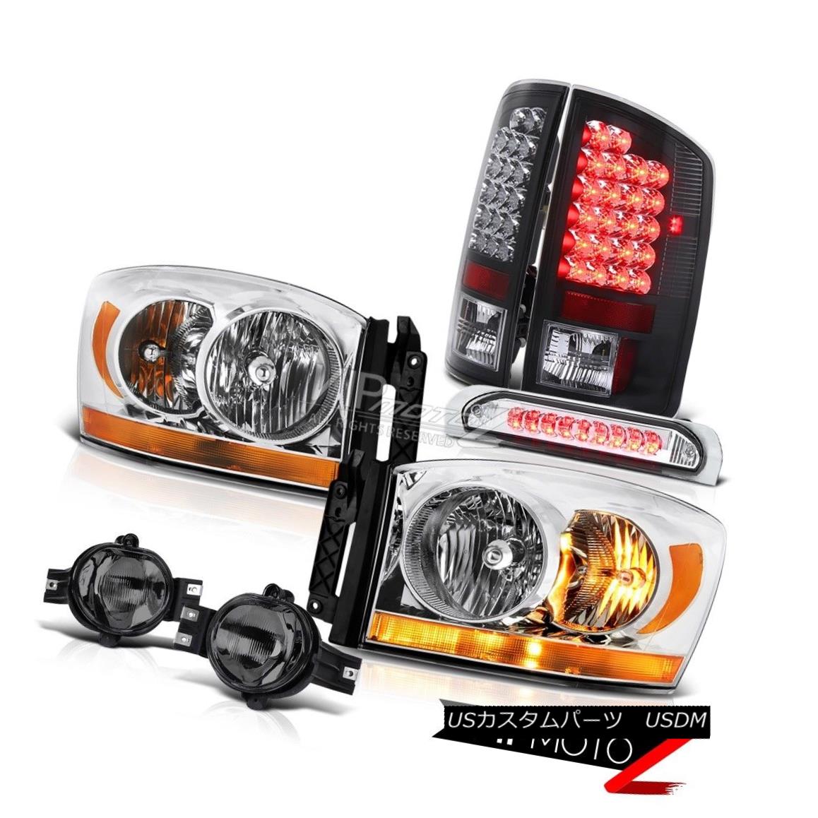ヘッドライト 2007-2009 Dodge Ram 2500 4.7L Headlamps Foglights 3RD Brake Light Taillamps SMD 2007-2009 Dodge Ram 2500 4.7Lヘッドライトフォグライト3RDブレーキライトタイルランプSMD 【並行輸入品】