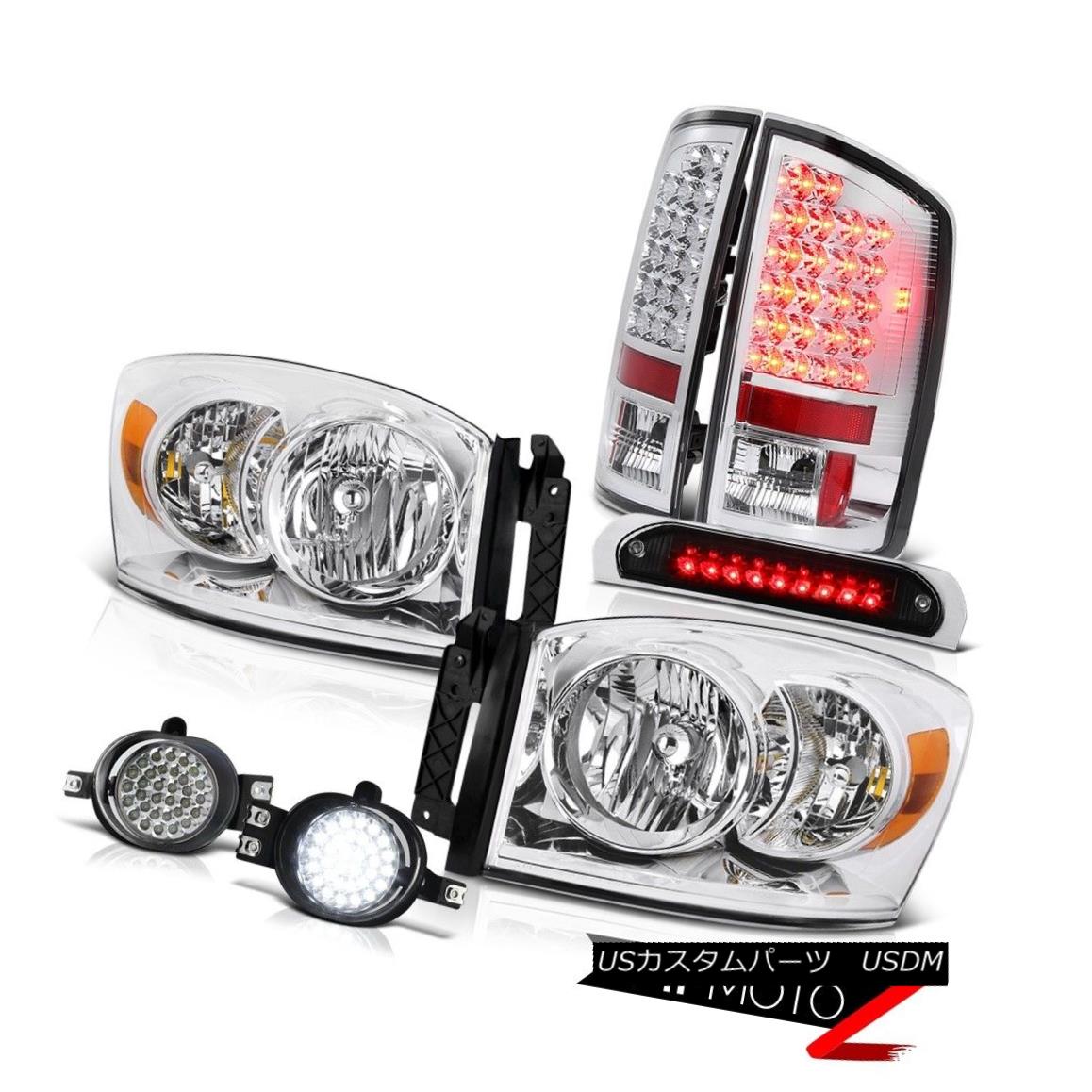 ヘッドライト 2006 Dodge Ram Clear Tech Headlamps LED Tail Lights SMD Fog High Brake Cargo 2006 Dodge RamクリアテールヘッドランプLEDテールライトSMD Fog High Brake Cargo 【並行輸入品】
