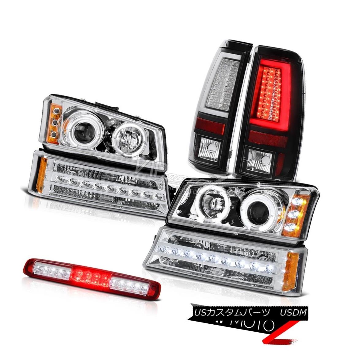 ヘッドライト 03-06 Silverado Rear Brake Lights Roof Light Parking Lamp Headlights Halo Rim 03-06 SilveradoリアブレーキライトルーフライトパーキングランプヘッドライトHalo Rim 【並行輸入品】 78,106円