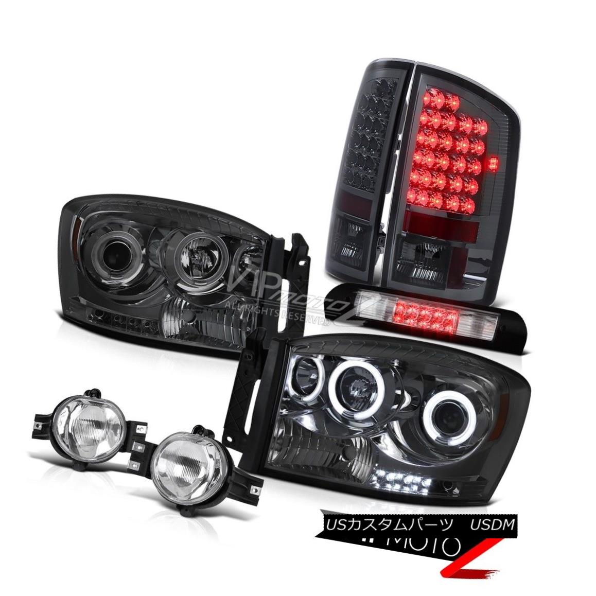 ヘッドライト 2006 Dodge Ram V6 Projector CCFL Headlamps Signal Tail Lights Clear Fog Chrome 2006 Dodge Ram V6プロジェクターCCFLヘッドランプ信号テールライトクリアフォグクロム 【並行輸入品】