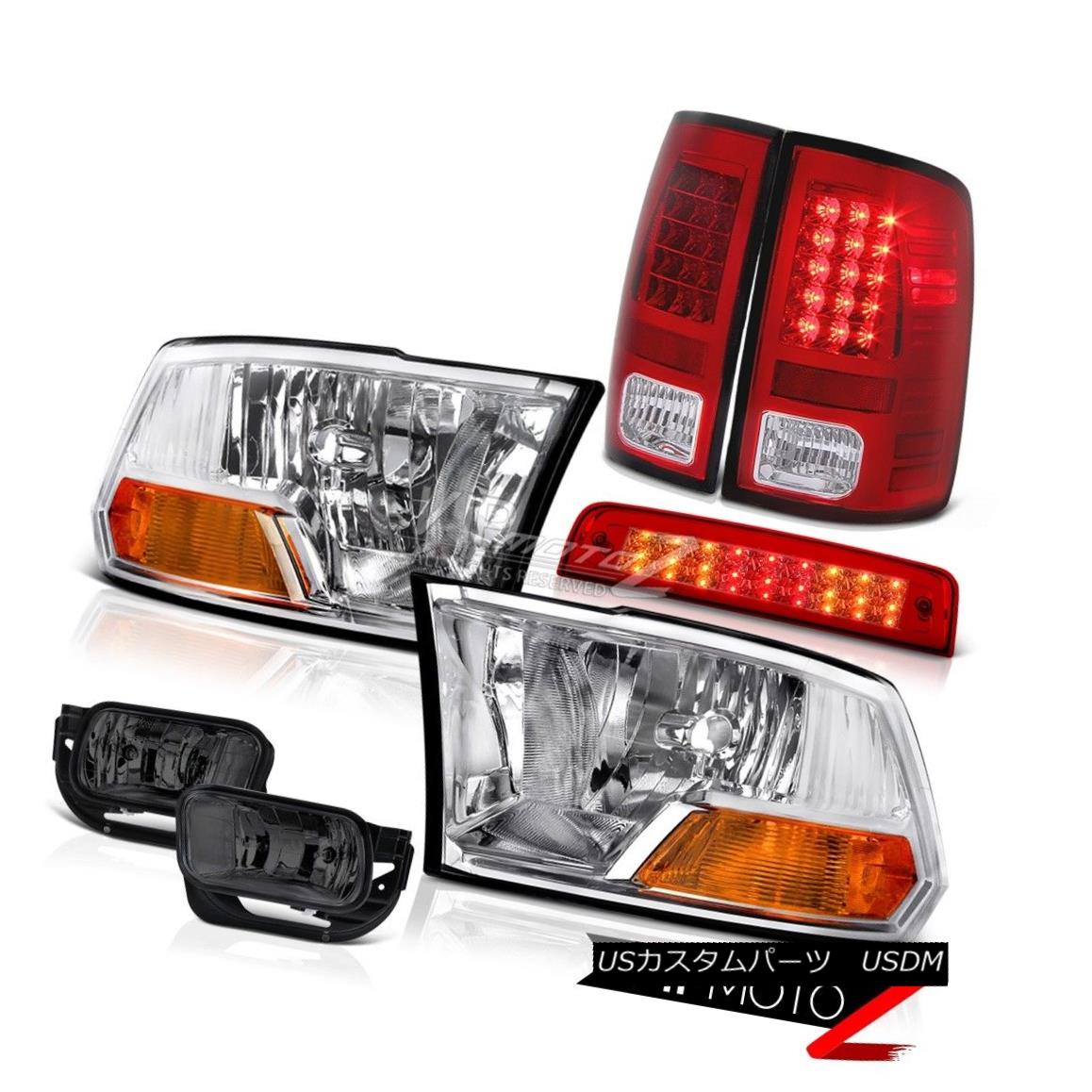 ヘッドライト 2010-2016 Ram 2500 5.7L High Stop Lamp Dark Smoke Foglamps Tail Lights Headlamps 2010-2016 Ram 2500 5.7Lハイストップランプダークスモークフォグランプテールライトヘッドランプ 【並行輸入品】