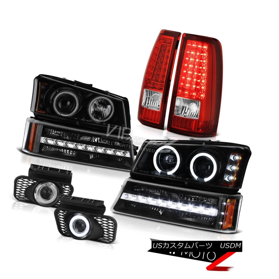ヘッドライト 03-06 Silverado 1500 Fog Lamps Taillamps Infinity Black Bumper Light Headlights 03-06 Silverado 1500フォグランプタイヤランプインフィニティブラックバンパーライトヘッドライト 【並行輸入品】